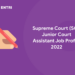 Supreme Court (SCI) Junior Court Assistant Job Profile 2022
