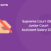 Supreme Court (SCI) Junior Court Assistant Salary 2022