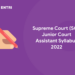 Supreme Court (SCI) Junior Court Assistant Syllabus 2022