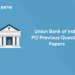Union Bank of India PO Previous Question Papers