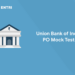 Union Bank of India PO Mock Test 2022