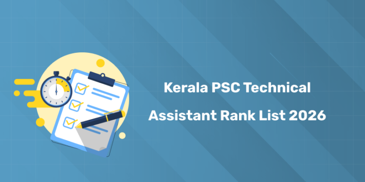 Kerala PSC Technical Assistant Rank List 2026 PDF Download - Category Wise Link & Details