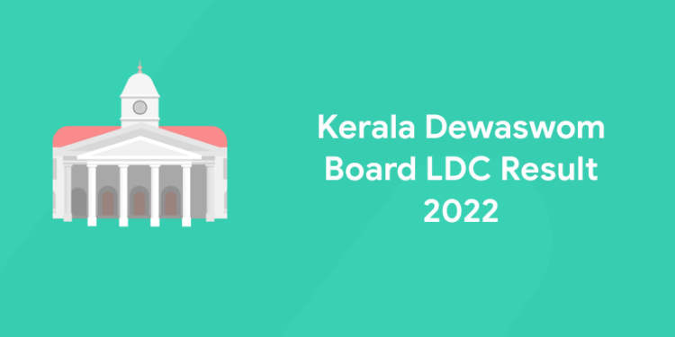 Kerala Dewaswom Board LDC Result 2022
