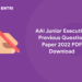 AAI Junior Executive Previous Question Paper 2022 PDF Download