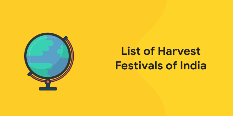 List of Harvest Festivals of India