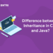 Difference between Inheritance in C++ and Java?