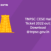 TNPSC CESE Hall Ticket 2022 out: Download @tnpsc.gov.in