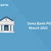 Dena Bank PO Result 2022