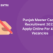 Punjab Master Cadre Recruitment 2022: Apply Online For 4161 Vacancies