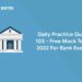 Daily Practice Quiz 103 - Free Mock Test 2022 For Bank Exam