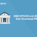 ESIC MTS DV List 2022 Out Download PDF