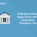 EXIM Bank Officer Apply Online 2022 - Application Procedure, Fee