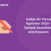 Indian Air Force Agniveer 2022- Sample Questions and Answers