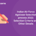 Indian Air Force Agniveer Selection process 2022; Selection Criteria and Other Details