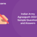 Indian Army Agneepath 2022- Sample Questions and Answers