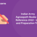 Indian Army Agneepath Books for Reference 2022- List and Preparation Tips