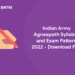 Indian Army Agneepath Syllabus and Exam Pattern 2022 - Download PDF