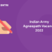 Indian Army Agneepath Vacancy 2022