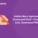 Indian Navy Agniveer Scorecard 2022- Check Link, Download PDF
