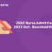 JSSC Nurse Admit Card 2022 Out Download Here