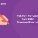 NVS TGT, PGT Admit Card 2022 - Download Link Here