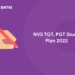 NVS TGT,PGT Study Plan 2022