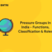 Pressure Groups In India - Functions, Classification & Roles