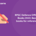 RPSC Defence Officer Books 2022; Best books for reference