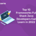 Top 10 Frameworks Full Stack Java Developers Can Learn in 2022
