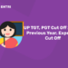 UP TGT, PGT Cut Off 2022 - Previous Year, Expected Cut Off
