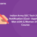 Indian Army SSC Tech 2022 Notification (Out)- Apply for Men 60th & Women 31th Course
