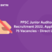 Punjab PSC (PPSC) Junior Auditor Recruitment 2022, Apply for 75 Vacancies - Direct Link
