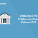 DENA Bank PO Syllabus and Exam Pattern 2022