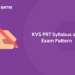 KVS PRT Syllabus and Exam Pattern