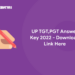UP TGT, PGT Answer Key 2022 - Download Link Here