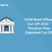 EXIM Bank Officer Cut Off 2022 - Previous Year, Expected Cut Off