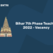 Bihar 7th Phase Teacher 2022 - Vacancy