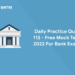 Daily Practice Quiz 113 - Free Mock Test 2022 For Bank Exam