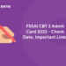 FSSAI CBT 2 Admit Card 2022 - Check Date, Important Links
