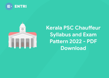 Kerala PSC Chauffeur Syllabus and Exam Pattern 2022 - PDF Download