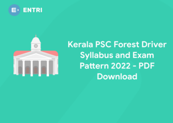 Kerala PSC Forest Driver Syllabus and Exam Pattern 2022 - PDF Download