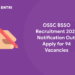 OSSC BSSO Recruitment 2022 Notification Out: Apply for 94 Vacancies