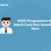 OSSC Programmer DV Admit Card Out