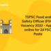 TSPSC Food and Safety Officer (FSO) Vacancy 2022 - Apply online for 24 FSO Posts