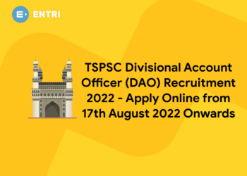 TSPSC Divisional Account Officer (DAO) Recruitment 2022 – Apply Online from 17th August 2022 Onwards