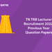 TN TRB Lecturer Recruitment 2022: Previous Year Question Papers