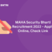 MAHA Security Bharti Recruitment 2022 – Apply Online, Check Link