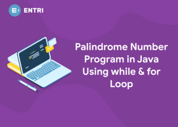 Palindrome Number Program in Java Using while & for Loop