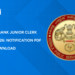 Kerala PSC Apex Bank Junior Clerk Recruitment 2026: Notification PDF, Eligibility, Salary & Apply Online Details