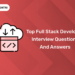 full stack developer interview questions and answers